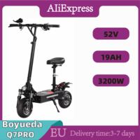 BOYUEDA Q7Pro Escooter 3200W Dual Motor 52V19AH Battery Dual Drive 10 Inch Adult E-Scooter Silent Tire Foldable Electric Scooter