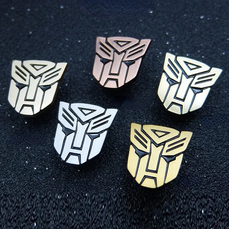 Transformer Enamel Pins Men\'s Brooch Collar Badge Bopai Badge Medal Wearing Pure Copper Paint Brooch Jewelry Gift for Kid Friend