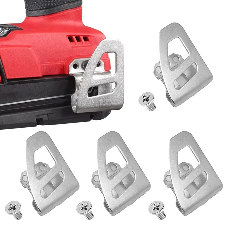 1/2/3 Peças de Clipe de Cinto para Ferramentas Milwaukee com Parafuso para Chave de Impacto Milwaukee 18V, Parafusadeira, Martelete e Acessórios para 