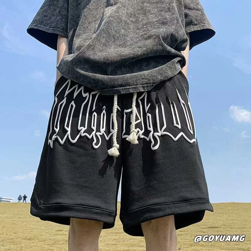 

Мужские летние брюки 2024: Новинка, американский стиль, свободные, спортивные, универсальные, молодежные, повседневные, дышащие, из пеноматериала