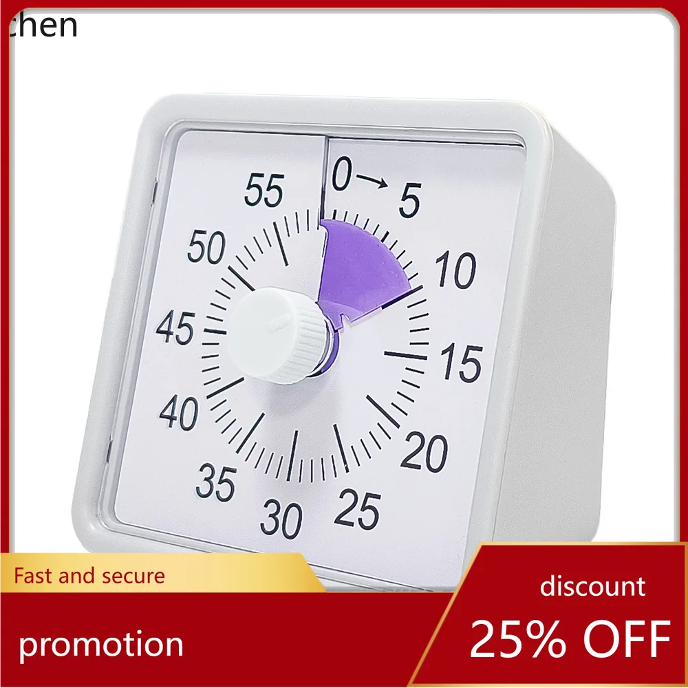 Zml silent 60-minute timer - visual timer for meetings and office use