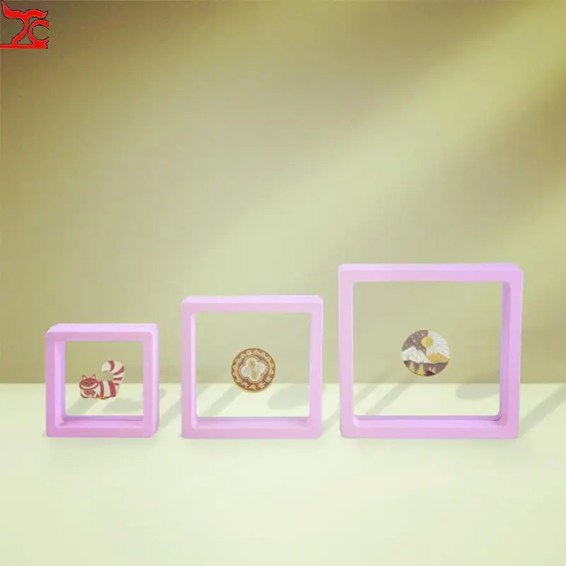 10Pcs 3D Floating Picture Frame Shadow Box Jewelry Display Stand Ring Pendant Holder Protect Jewellery Stone Presentation Case - Image 4