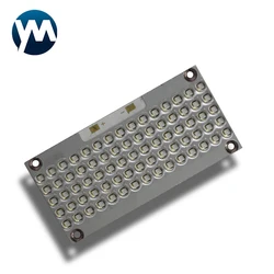 Módulo LED UV de 200W, lámpara de curado de alta potencia, COB, PCB, lente de cuarzo, 365nm, 385mn, 395nm, 405nm, tinta de impresión 3D, curado de pegamento