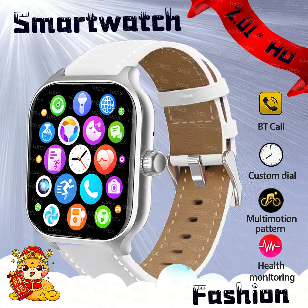 

Exercise Smartwacthes Men Fitness 2.01 HD Full Screen Health Tracking Making Ideal Christmas Gift Wacthes Smart Women Bt Calling