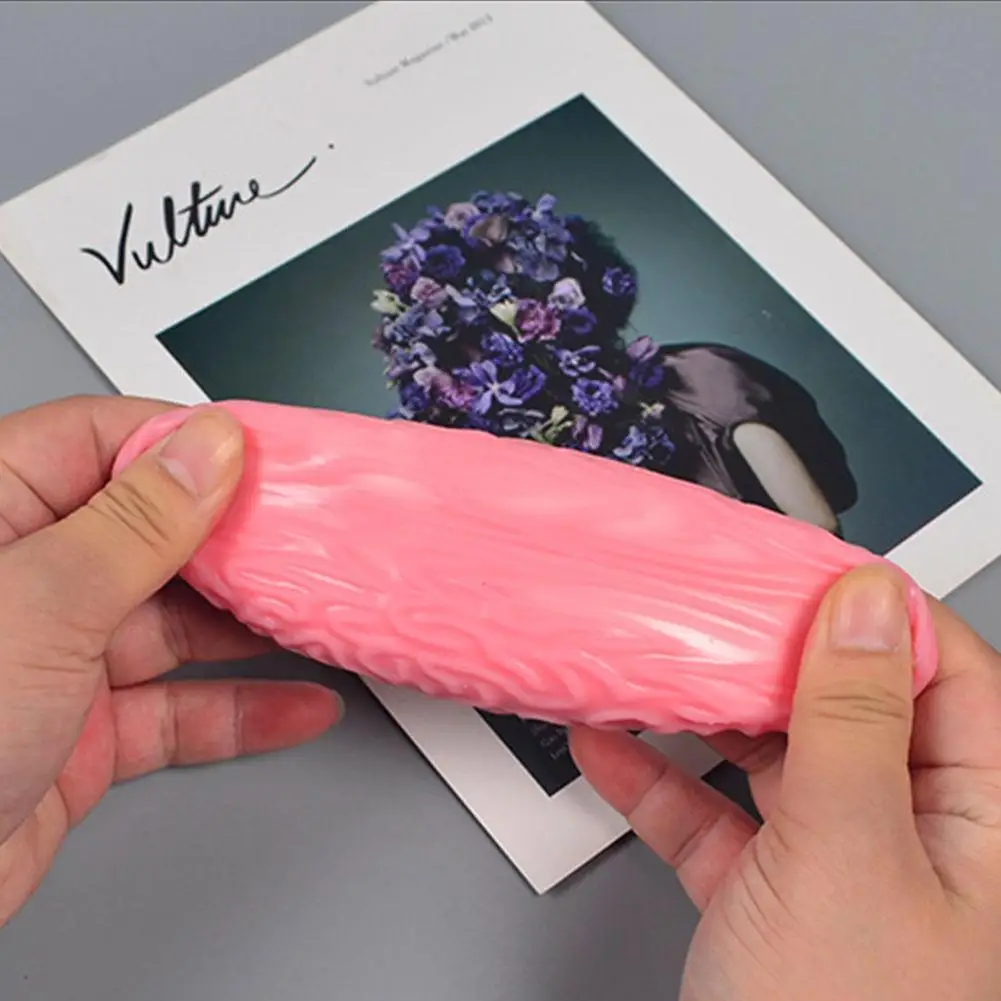 スクイーズボールおもちゃ ソフトラテックス素材 シミュレーション脳 アンチストレス リリーフ ハンドフィジェットトイ スクイーズストレスボール スクイーズブレイン