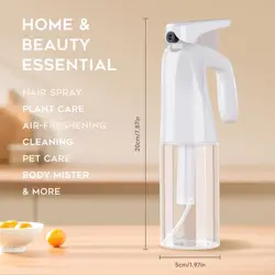 200Ml Barber Hair Mist Sprayer Continuous Fine Spray Bottle Hairstyling Empty Misting Water Can Beauty Salon Skin Care Tools