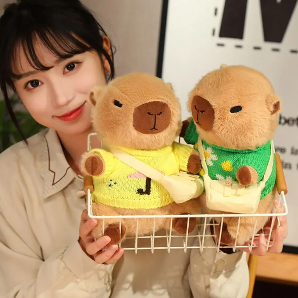 เสื้อผ้าอุปกรณ์จําลอง Capybara Plush ของเล่นสัตว์ Capybara ตุ๊กตาผ้า Capybara ตุ๊กตา Plush ตุ๊กตา Super น่ารัก