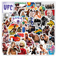 10/30/60PCS UFC Stickers Boxing Competition Graffiti Funny Fighting Style Sticker Luggage Laptop Phone Guitar Car Bike Decal Toy