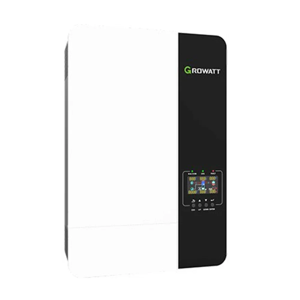 In Stock Growatt Spf5000es 5kw Mppt Solar Power Inverter 5000w  Controller Ac Charger