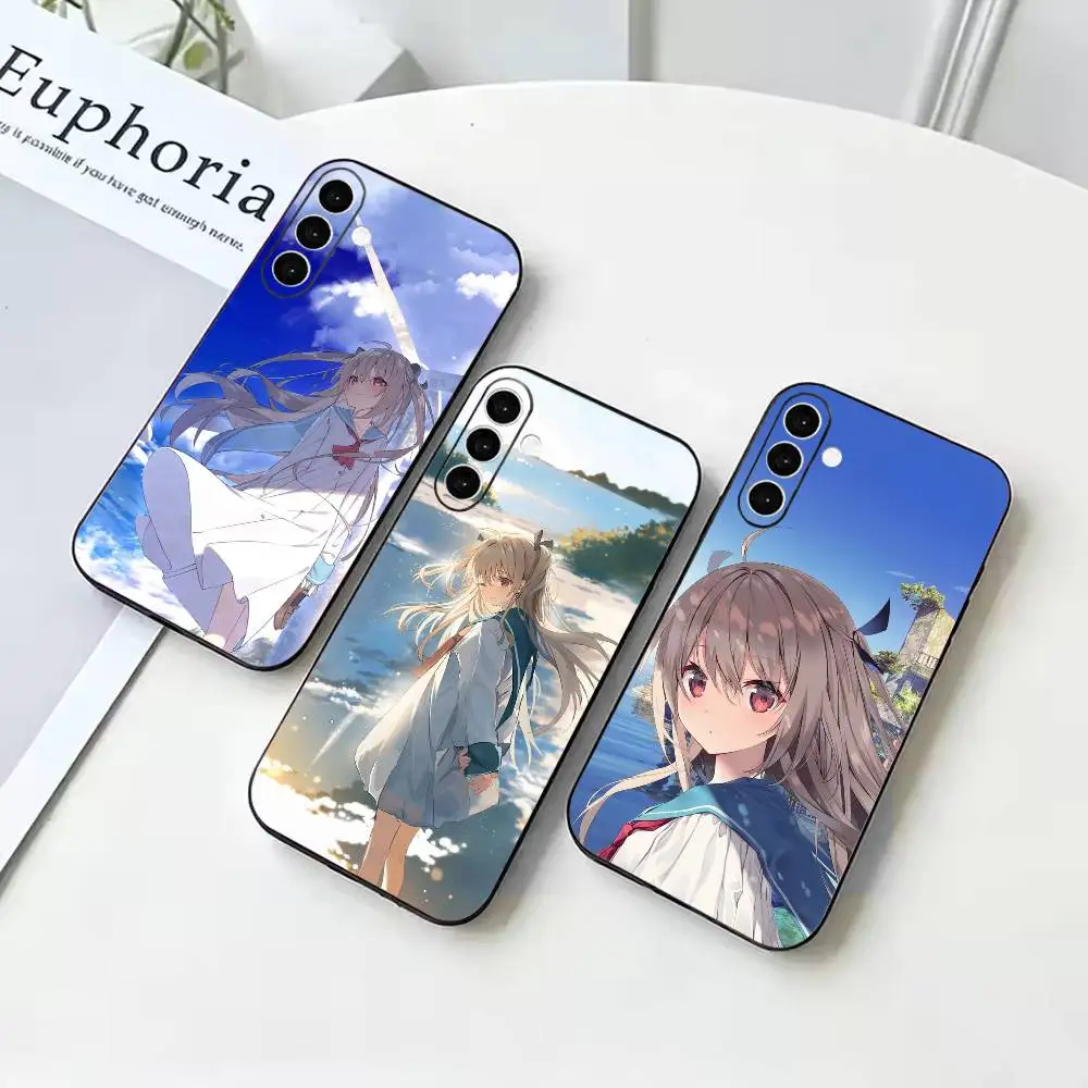 Galgame A-ATRI My D-Dear Moments   Black Soft Case for Samsung Galaxy A73 72 71 70 53 52 A1 Others Cover