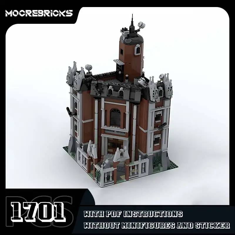 Assembly Set Medieval Hospital Building Blocks Famous Research Laboratory Architecture Model Bricks Classic Toy Kids Xmas Gift