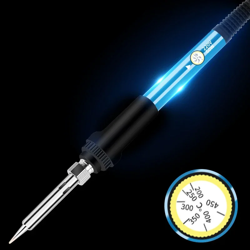 

Soldering Iron Adjustable Temperature Electric 220V 110V 60W 80W Welding Solder Rework Station Heat Pencil Tips Repair Tool