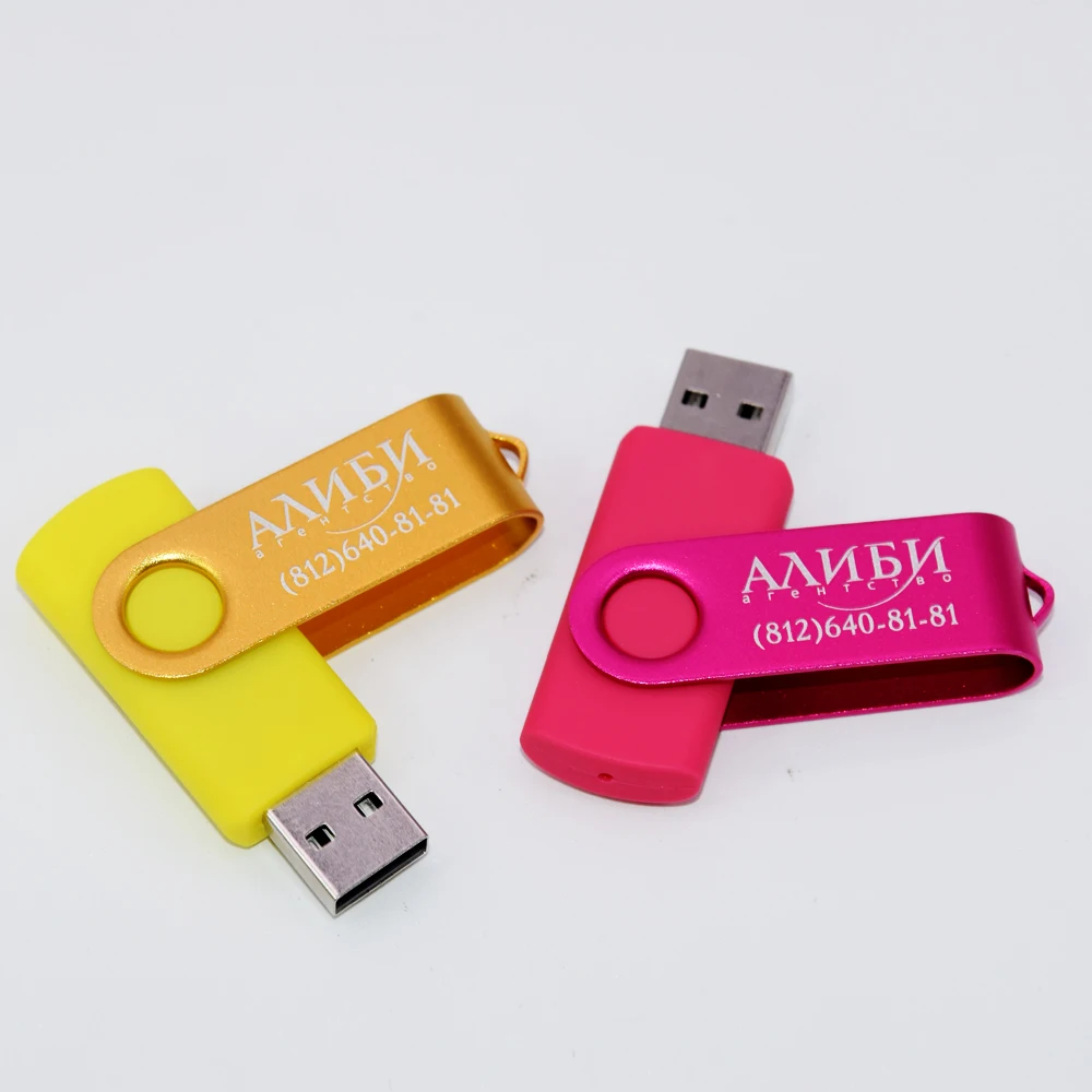 USB 100% металлический флеш-накопитель, 8 ГБ, 16 ГБ, 32 ГБ, 64 ГБ, 128 ГБ