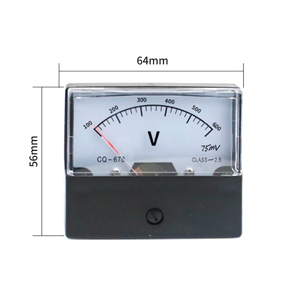 DH-670 mA DC Pointer type milliammeter 1mA 10mA 20mA 30mA 50mA 100mA 200mA 300mA 500mA Analog Mechanics Plate table Ammeter