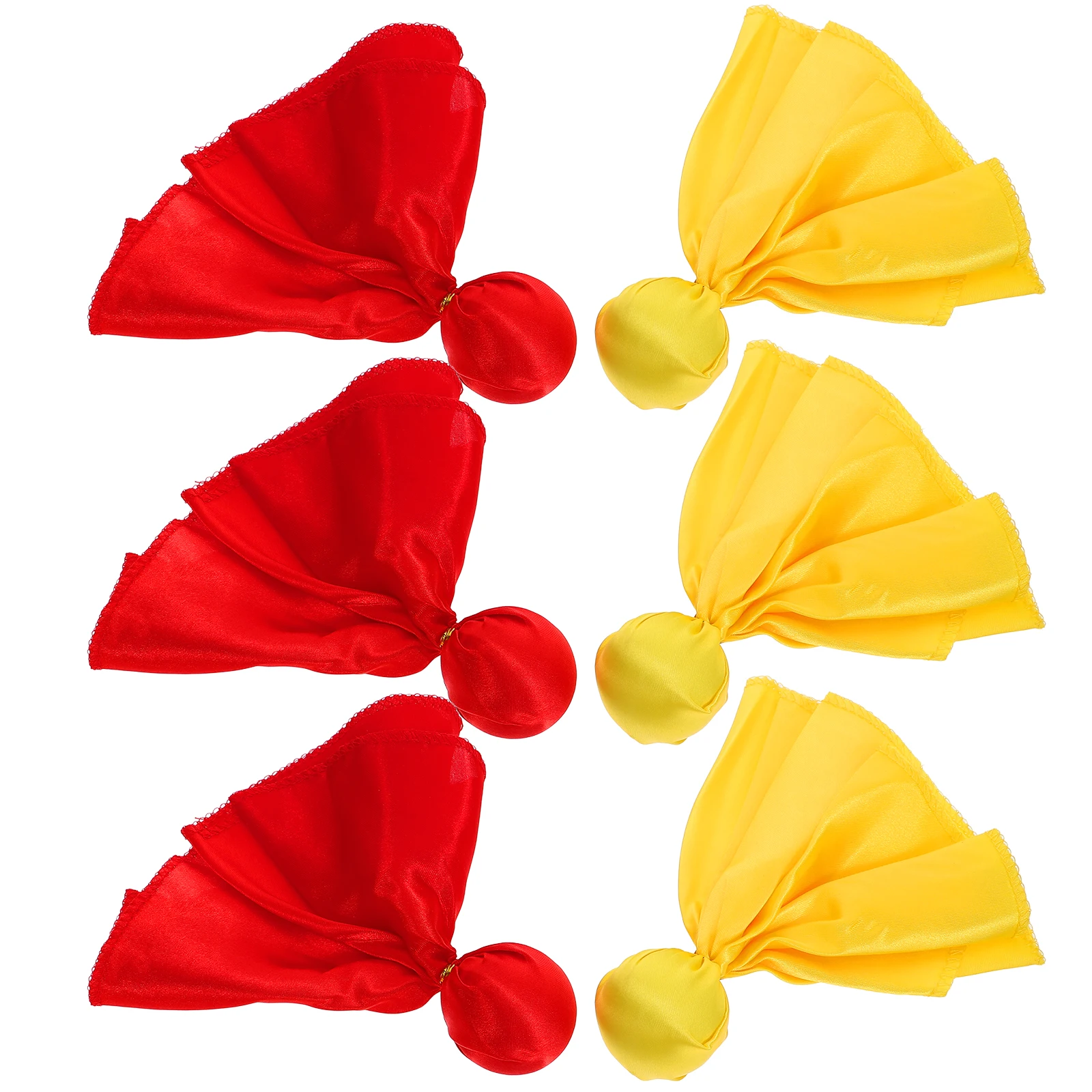

6PCS Soccer Penalty Flags for Football Sports Lightweight Durable Bright Color Game Accessory Corner Tossing Props