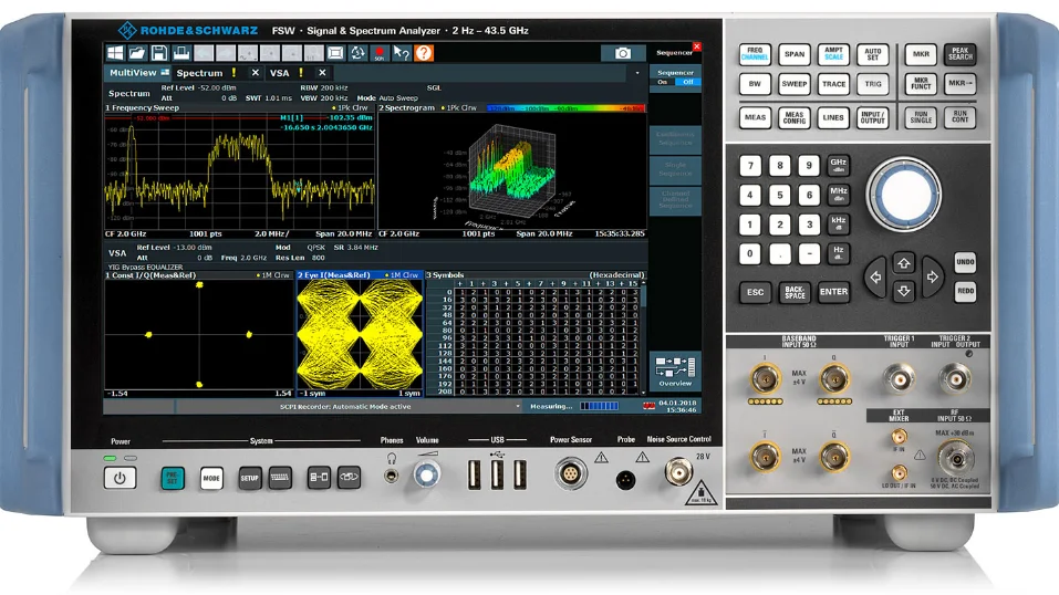 RS FSW85 signal and spectrum analyzer 2 Hz to GHz