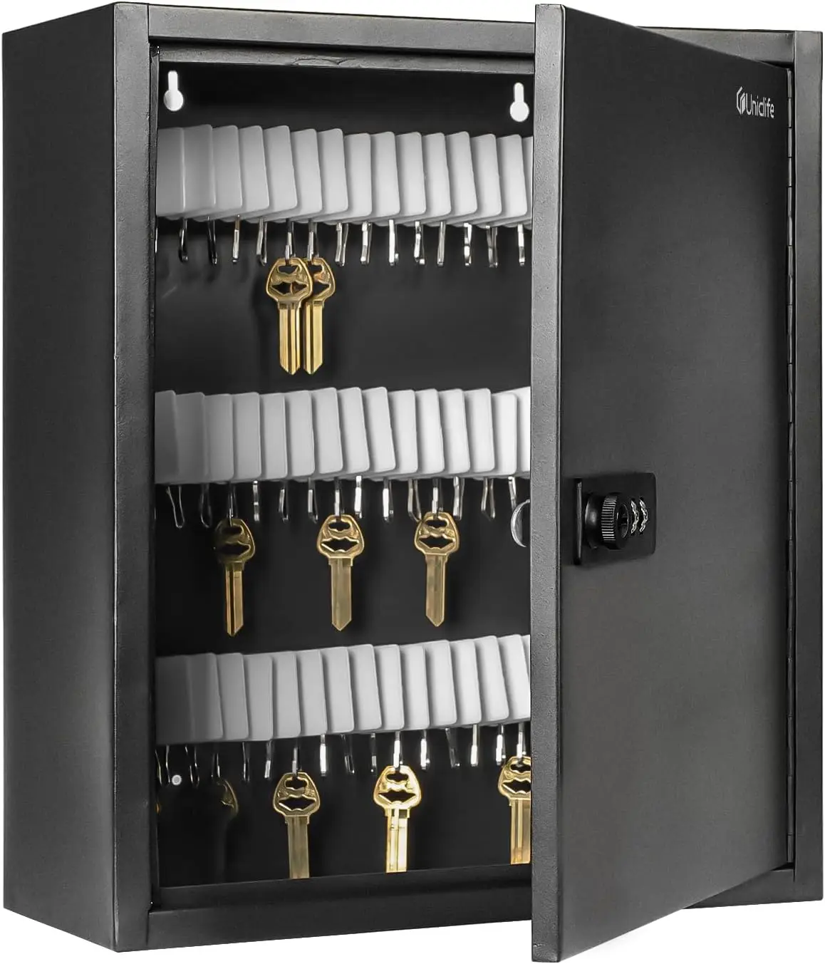 

100-Slot Key Cabinet with Digital Lock & Resettable Code, Steel Storage Box for Home and Office Organization