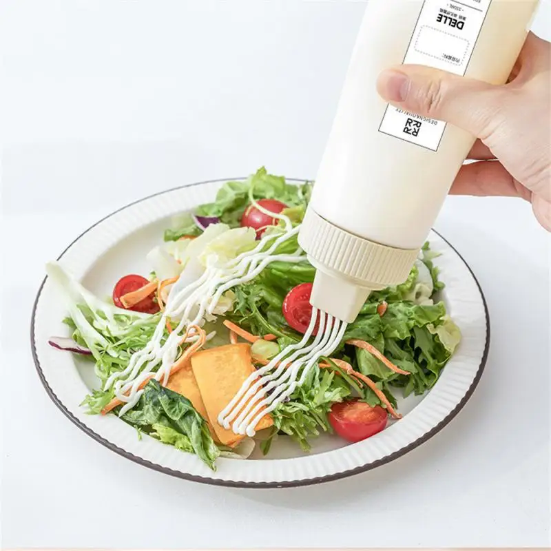 Sauce Bottles With Anti-spill Lids Convenient Durable Sauce Squeeze Bottles For Preserving Flavor Sauce Storage Sauce Bottle