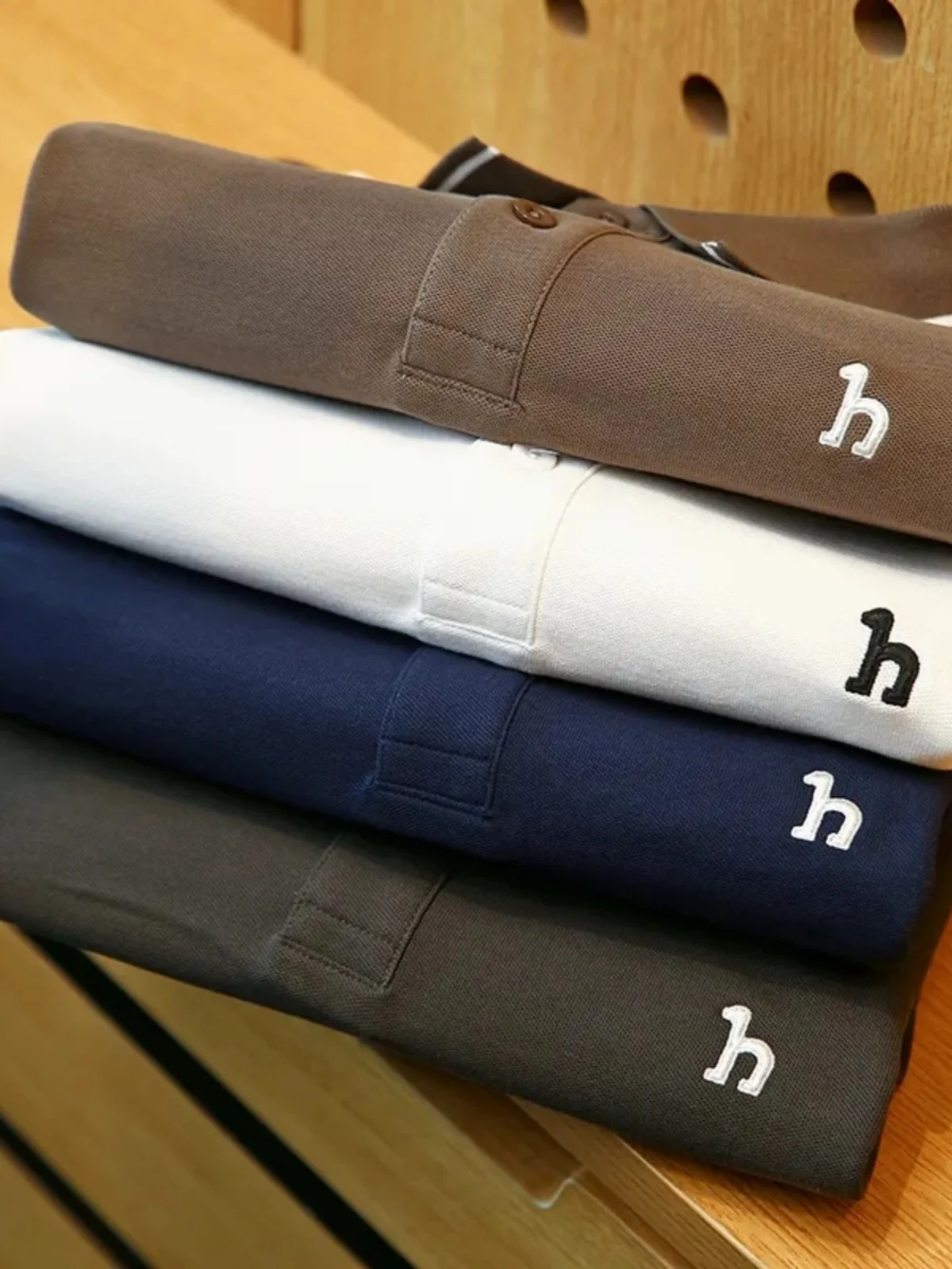 

Прохладный материал из бисера Sensation! Прецизионная вышивка! Мужская деловая повседневная ort Sve irt Summer Stand Fit Faion...