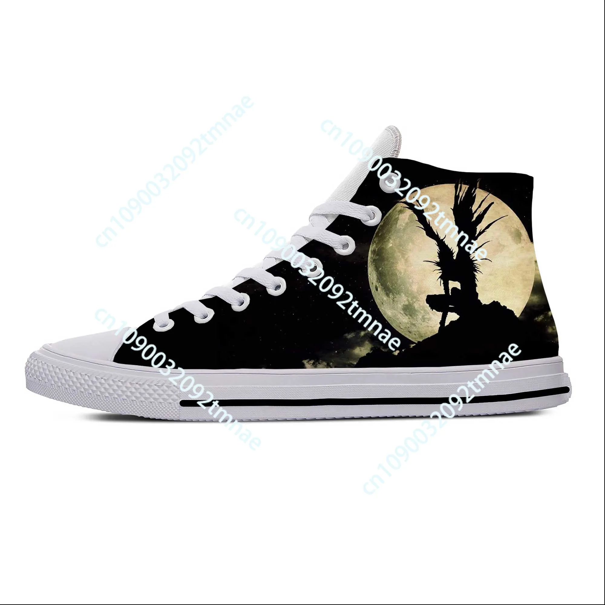 

Summer Japanese Anime Manga Demon Death Note Ryuk Casual Shoes High Top Lightweight Custom Shoes Breathable Men Women Sneakers