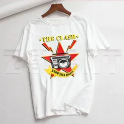 London Calling The Clash Album Aesthetic T Shirts Summer Casual Women's T-shirt Short Sleeve Female Tops Tees