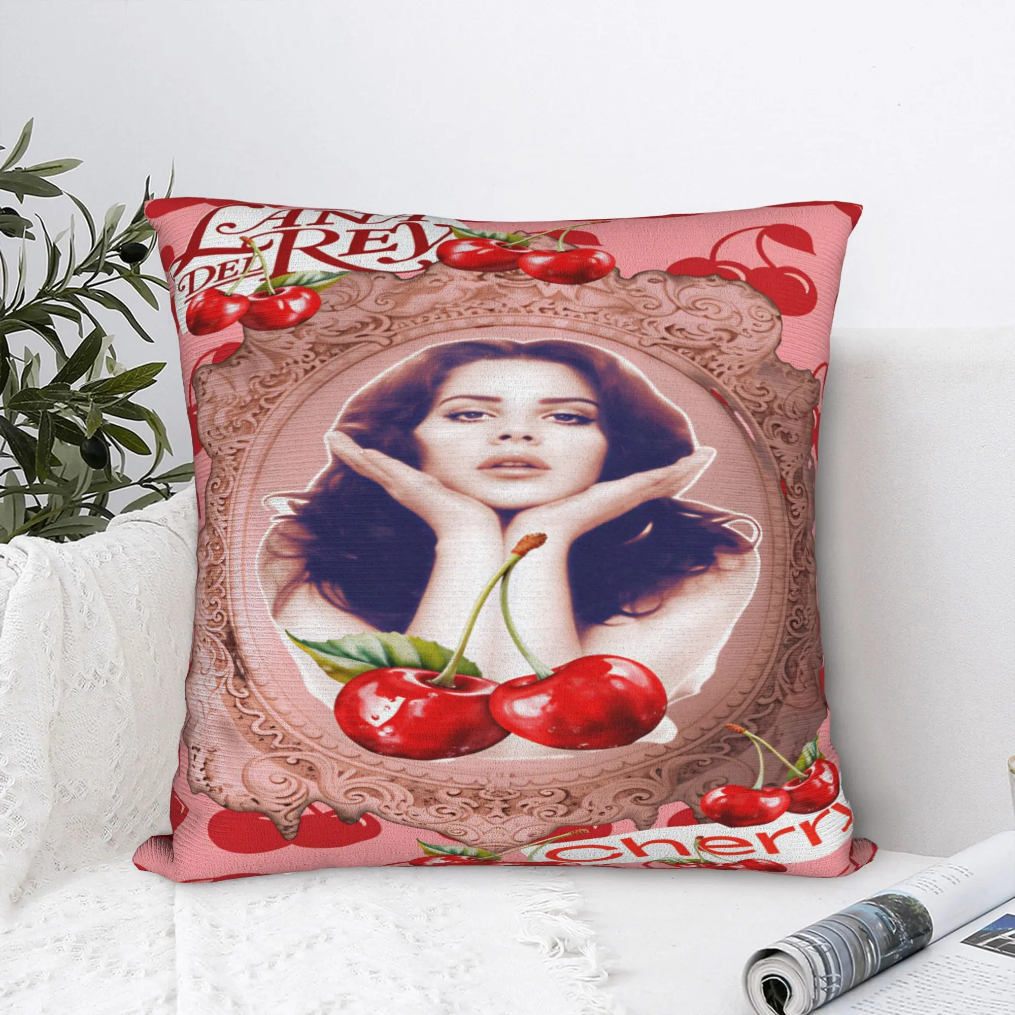 Pillow Cover Lana Del Rey Singer Lizzy Grant   Morden Pillow Case For Living Room Sofa Pillowcases