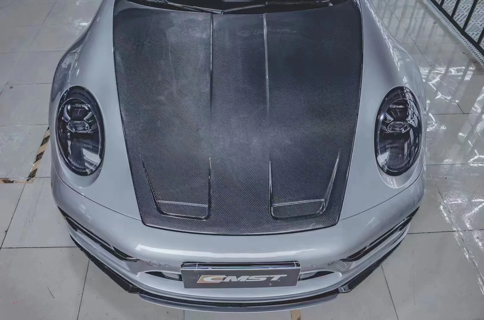 

Подходит для обновления Porsche 992 GT3 Style Carbon Fiber Hood Body Kit