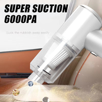 Mini Car Vacuum Cleaner Powerful Cleaning Machine Strong Suction Handheld High Power for Car Wireless Portable Home Appliance