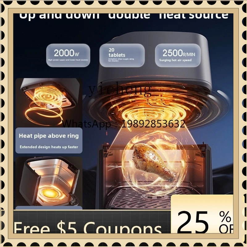 

ABB air fryer household new visual small oven all-in-one machine multi-function