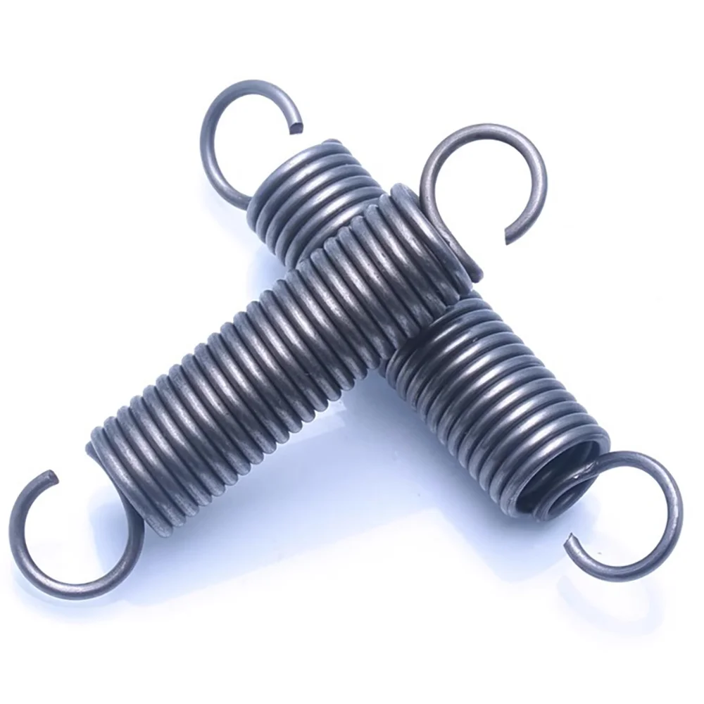 1 stks 65Mn Open Haak Trekveer Diameter 1.0mm met O haak trekveer Buitendiameter 10mm 12mm 15mm Trekveer