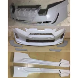 Unpainted Front Rear Bumper Side Skirt Assembly for Hyundai Rohens Coupe 2009-2012 Modified APK Style Body Kit Car Accessories