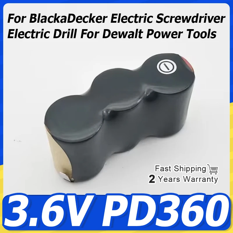 3.6V PD360 Replacement Battery For Black&Decker Electric Screwdriver Electric Drill For Dewalt Power Tools Rechargeable Battery