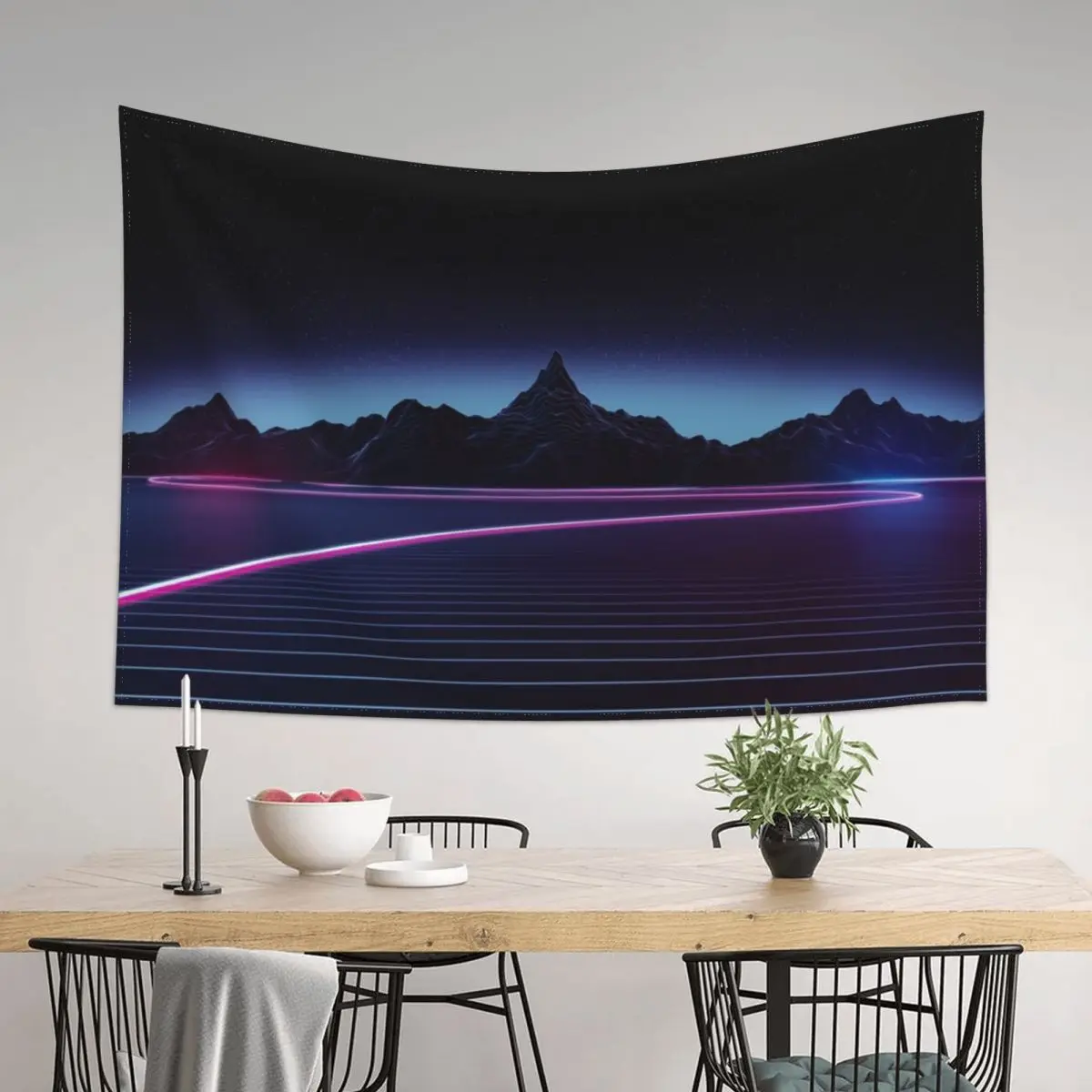 

Highway Tapestry Aesthetic Room Decoration Mushroom Wallpaper Bedroom Tapestry