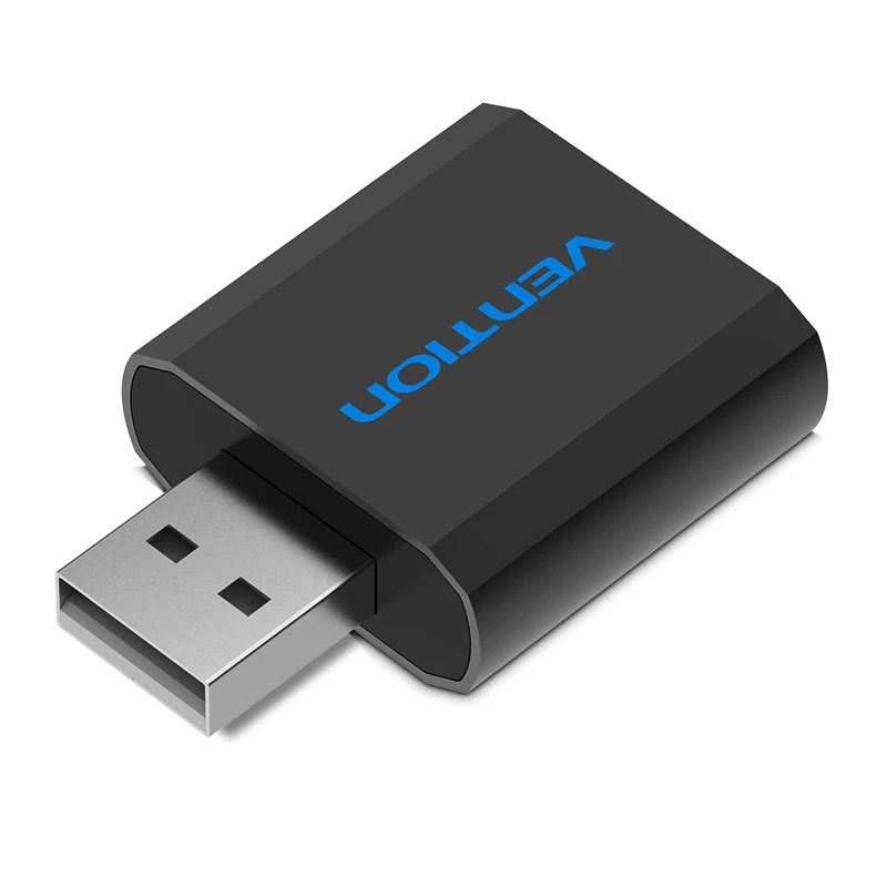 Vention Mini USB Sound Card Audio Card USB To 3.5mm Femal External sound card With Mic headset Adapter For Speaker Laptop PC PS4