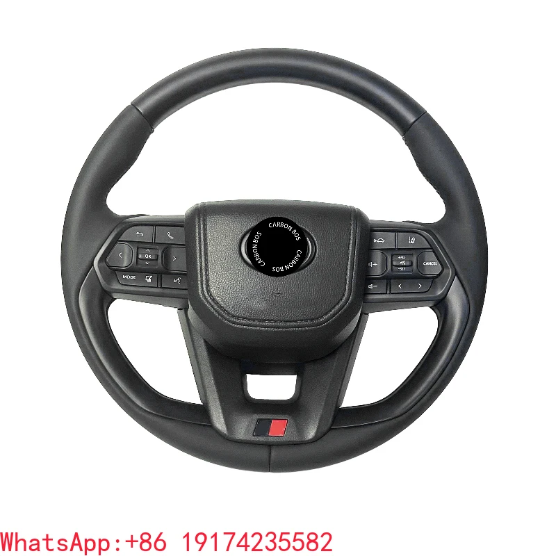 

Suitable for Toyota Land Cruiser LC200 LC300 Prado 120 150 200 LC79 LC70 LC76 FJ70 FJ79 FJ200 Full Leather Steering Wheel