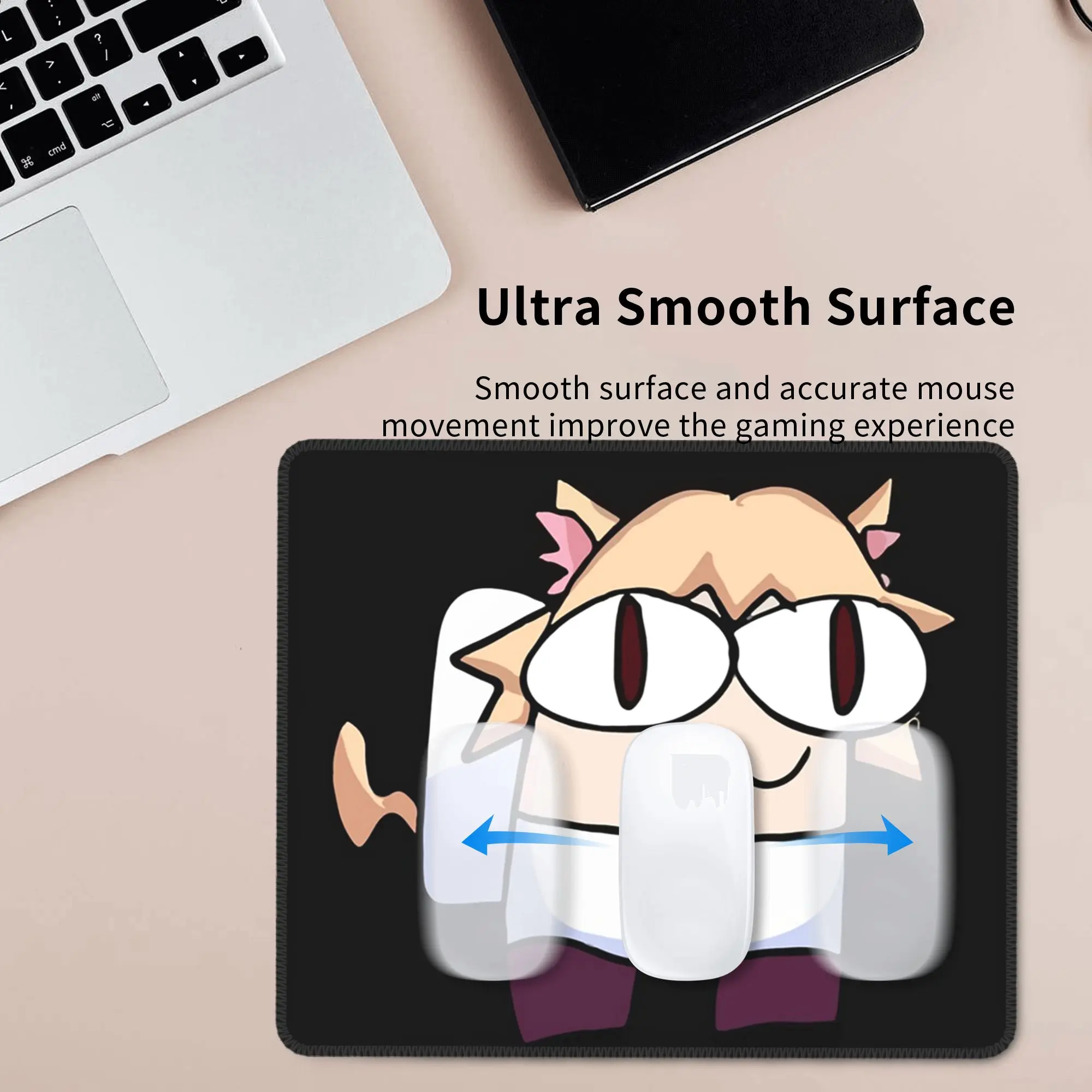Neco Arc Game Cabinet Cartoon Mouse Pad Computer Keyboard Mouse Mat Gamer PC Laptop Desk Mat Office Table Mats