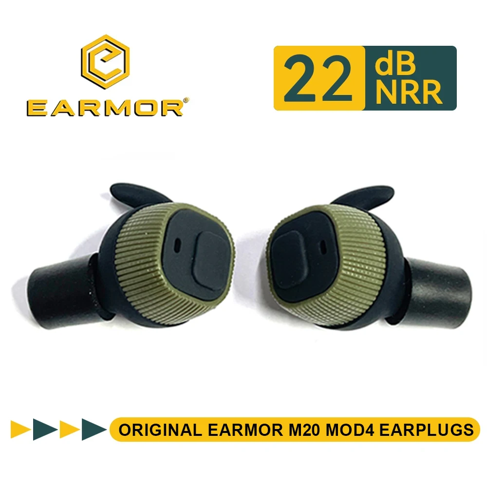 

Электронные беруши EARMOR M20, гарнитура, противошумные наушники с шумоподавлением для тренировок по стрельбе, защита слуха NRR22db