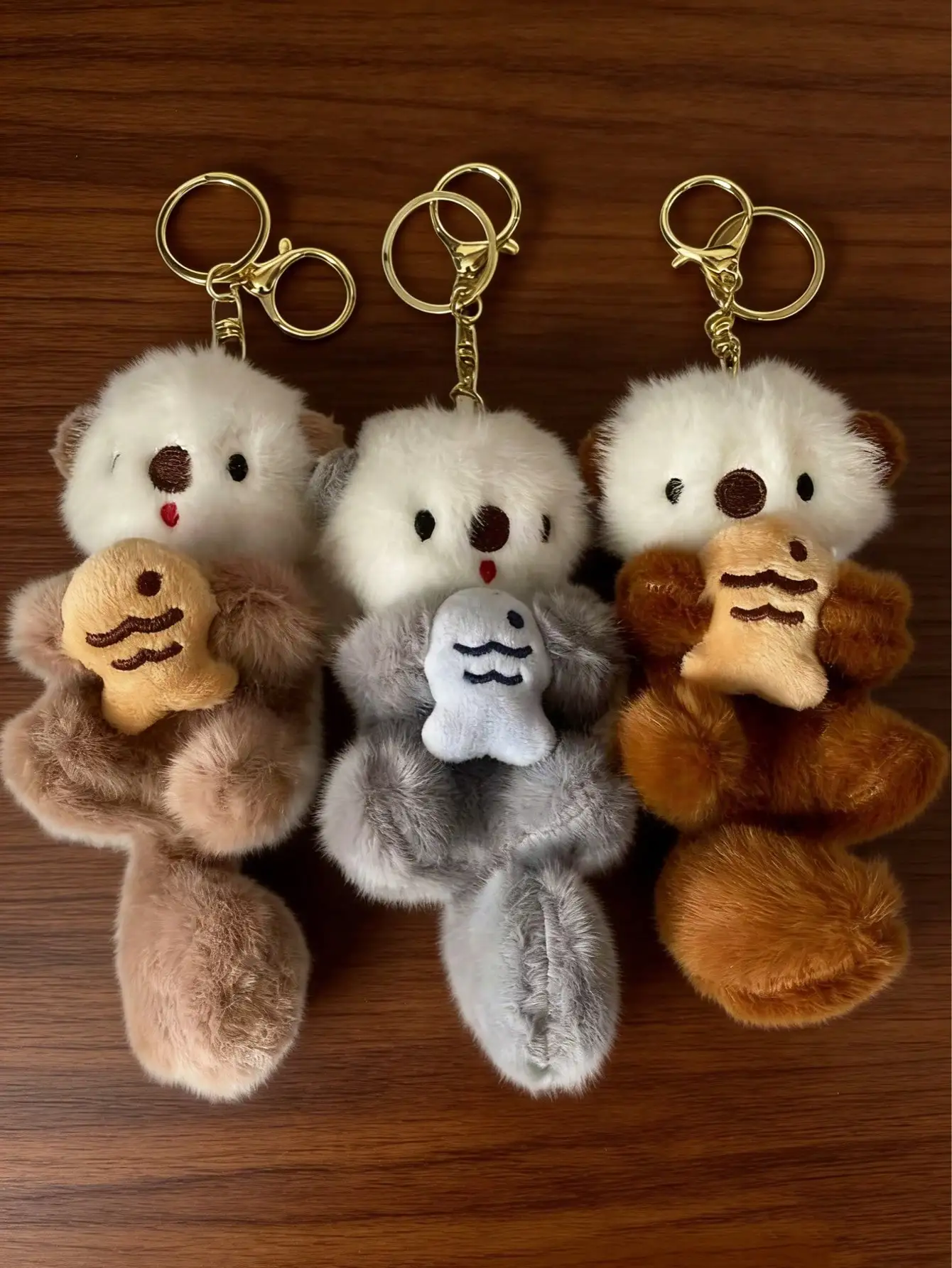 

Cute Sea Otter Plush Keychain/Pink, An Excellent Gift For Friends, Relatives And Family