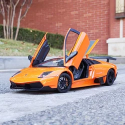 New 1:18 Murcielago Alloy Sports Car Model Diecast Metal Racing Car Vehicles Model High Simulation Collection Childrens Toy Gift