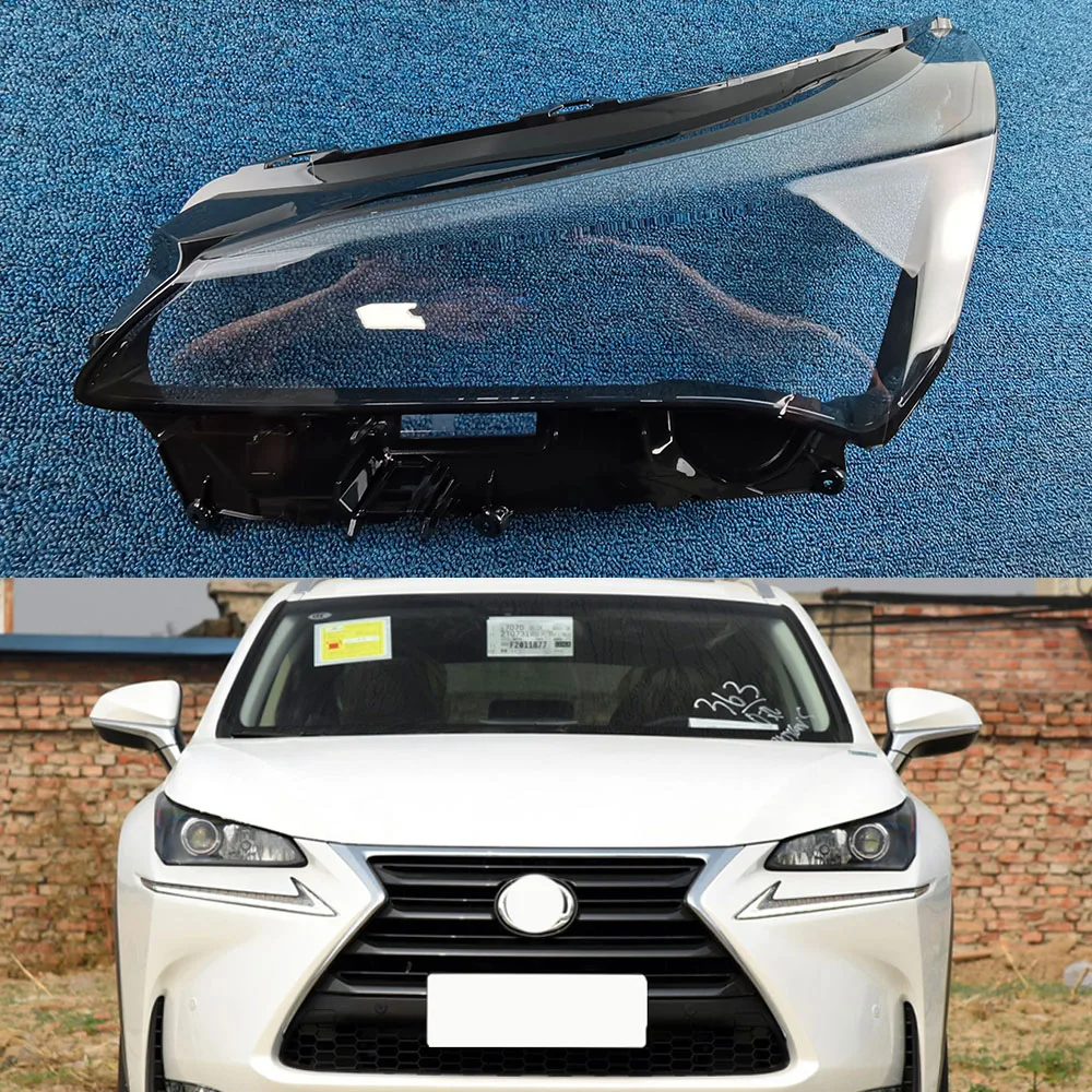 

For Lexus NX200 NX300h 2014~2020 Lamp Cover Headlamp Shell Transparent Lampshade Headlight Cover Lens Glass Plexiglass