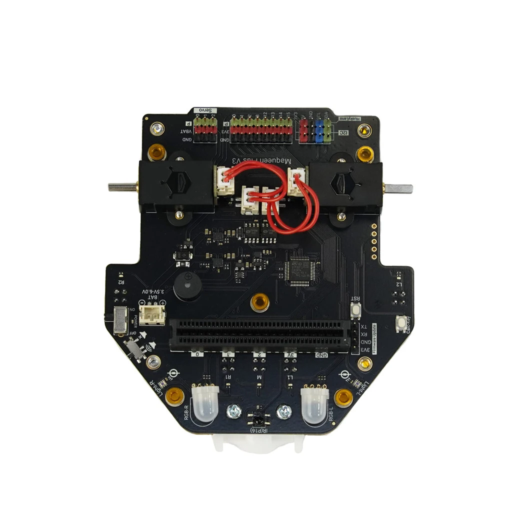 DFRobot Maqueen Plus V3 Матричная лазерная навигация STEM Программируемый робот AA/18650 Батарея для образовательных соревнований micro:bit