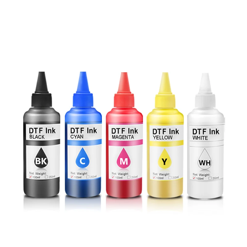 100ml DTF Ink For Epson L1800 L800 L805 I3200 XP600 TX800 I1600 DX5 DX7 4720 Printhead F2000 F2100 DTF Printer