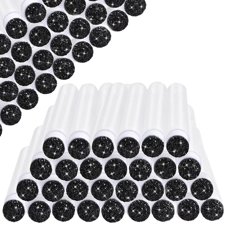 Tubo de cepillos para pestañas, varitas para rímel reutilizables, contenedor con cepillo, carretes para pestañas, peines, frasco a prueba de polvo, herramienta, 25/50 Uds.