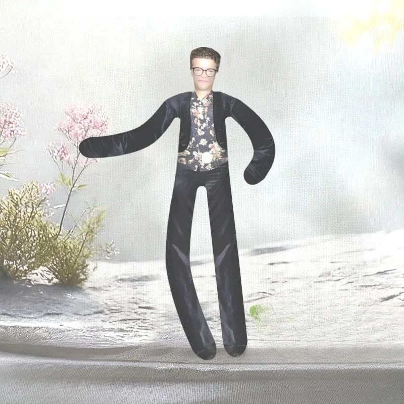 

strangered Dustin things movable Stuffed with Abstract Body Wire Skeleton Cosplay Halloween Dustins Prop Hand-made Twistable