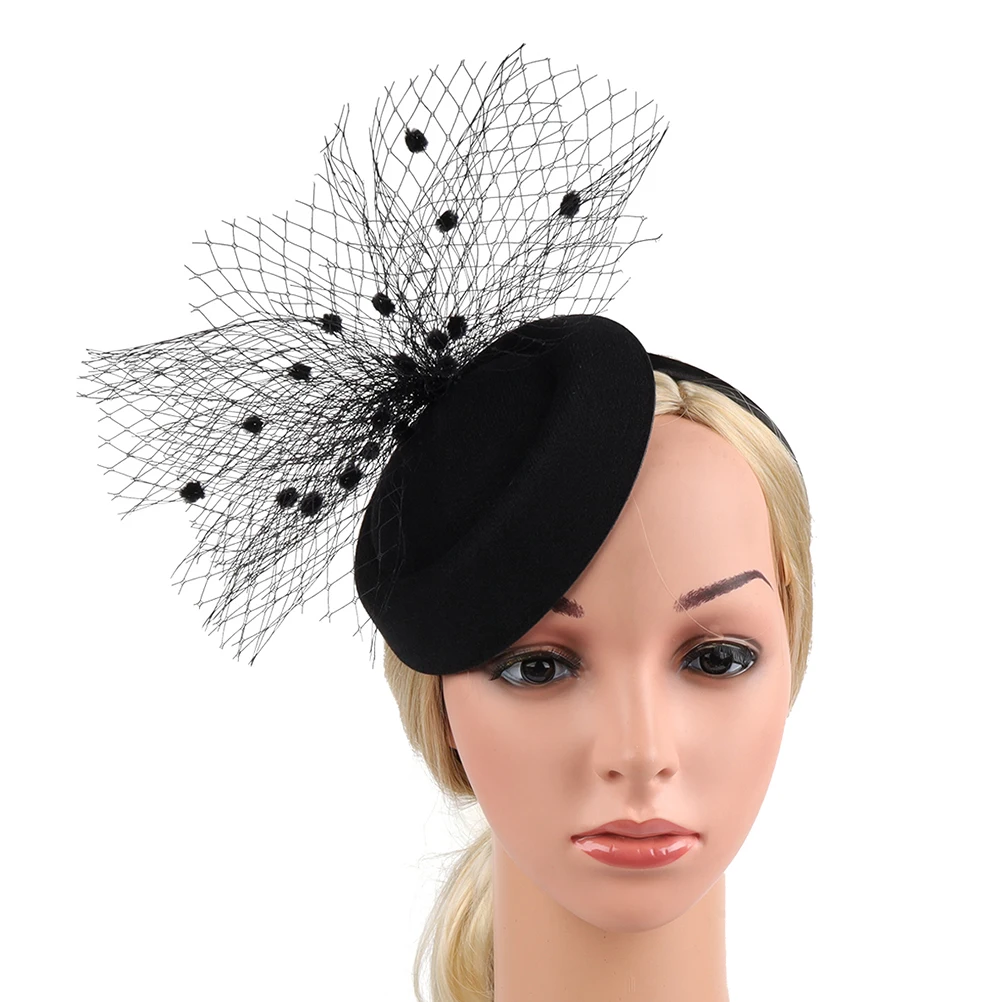 

Mesh Net Hat Hair Accessories Elegant Vintage Fascinators Dressy Hats Tea Party Photography Bridal Church Cocktail Events