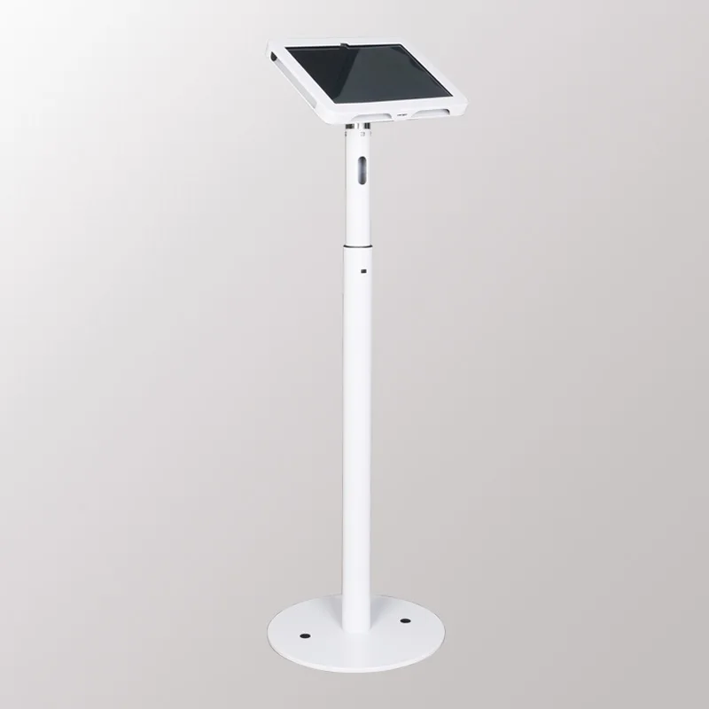 Adjustable Multi Angle Lockable iPad Floor Stand For Supermarket Tablet PC Display