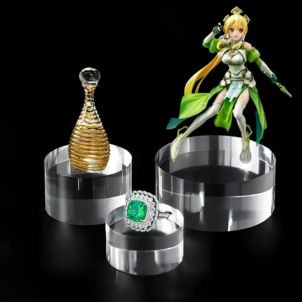 1Pcs Clear Acrylic Round Rod Round 10mm-300mm Length Acrylic Clear Cylinder Jewelry Display Stand