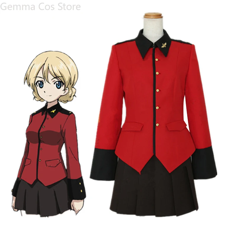 

Anime Girls und Panzer Darjeeling Cosplay Costume Halloween Costume Dress