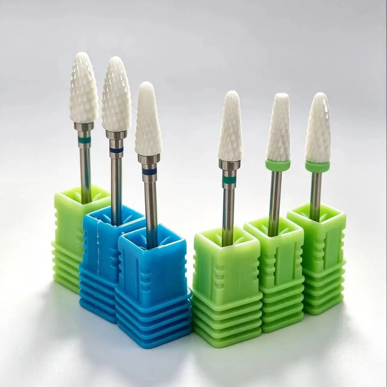 1/6pcs Ceramic Nail Drill Bits Fast Remove Nail Polish Cuticle Electric Manicure Milling Cutters Accessories Tool