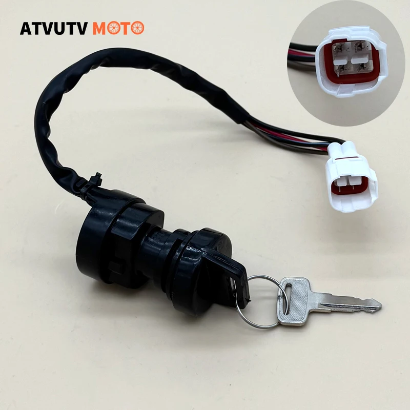 

Motorcycle 4Pin 4Wire Ignition Key Switch For ATV Yamaha Warrior BIG BEAR YFM350 YFZ350 Banshee350 2002-2006